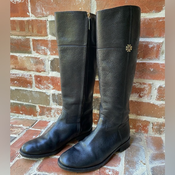 Tory Burch Jolie Riding Boots Size 9 - Picture 1 of 16